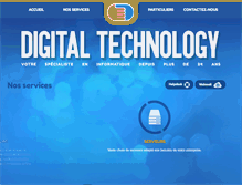 Tablet Screenshot of digitaltechnology.be